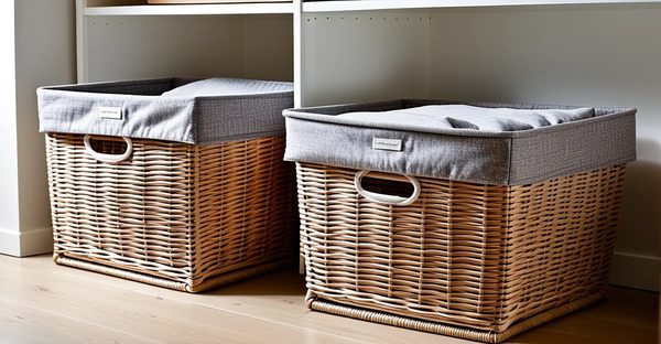 Des paniers de rangement bébé design pour une chambre ordonnée